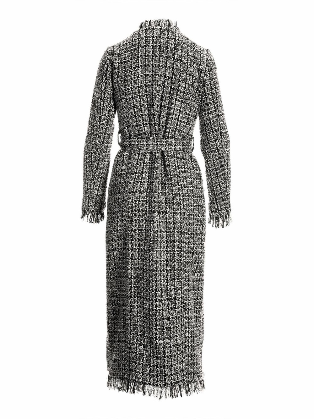NWT Boston Proper Metallic Tweed Tie Waist Duster - Picture 2 of 16